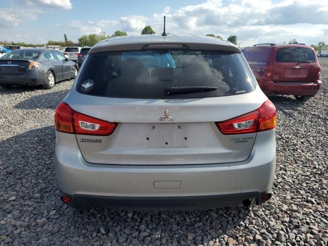 4A4AR3AU4FE042012 - 2015 MITSUBISHI OUTLANDER ES GRAY photo 6