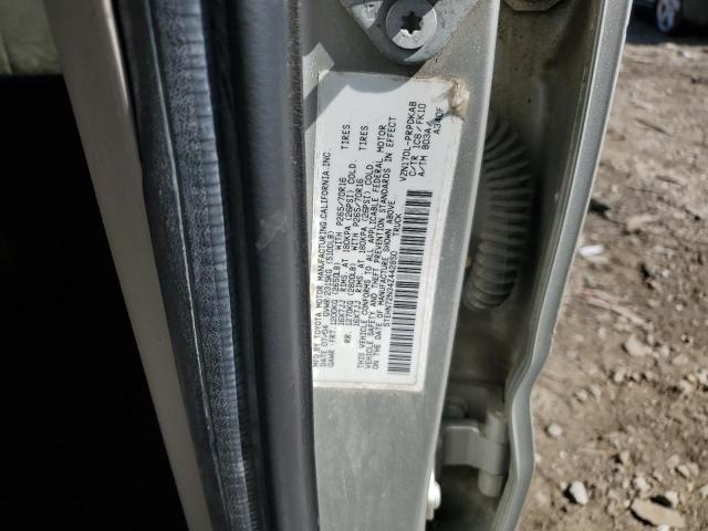 5TEHN72N34Z442850 - 2004 TOYOTA TACOMA DOUBLE CAB TAN photo 12