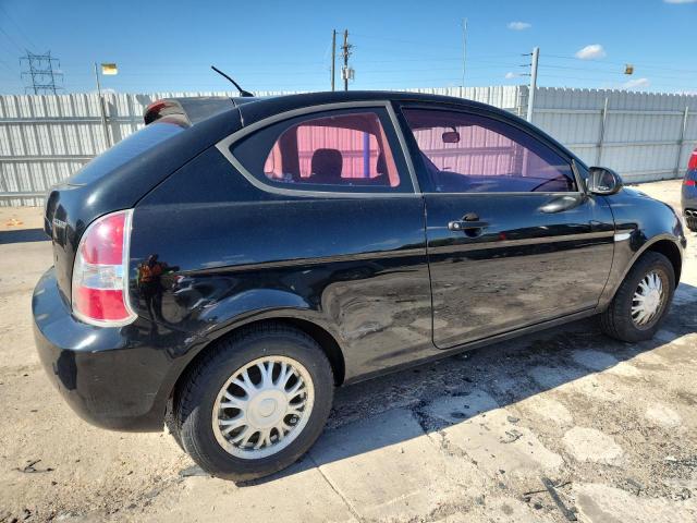 KMHCM36C19U106818 - 2009 HYUNDAI ACCENT GS BLACK photo 3