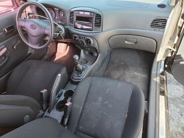 KMHCM36C19U106818 - 2009 HYUNDAI ACCENT GS BLACK photo 8