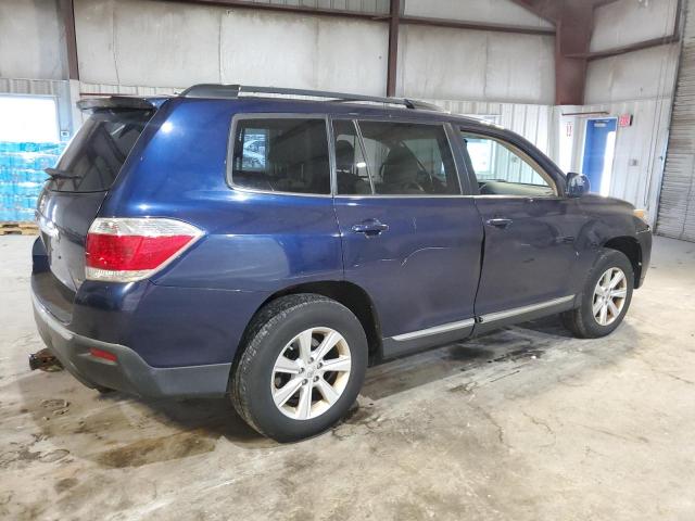 5TDBK3EH1BS041675 - 2011 TOYOTA HIGHLANDER BASE ლურჯი ფოტო 3