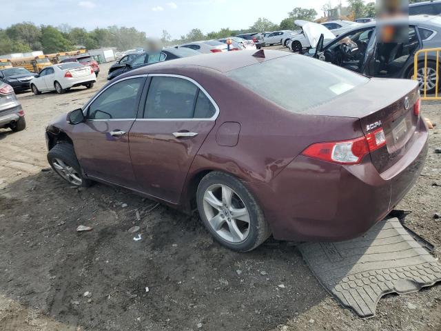 JH4CU2F60AC002564 - 2010 ACURA TSX BURGUNDY photo 2