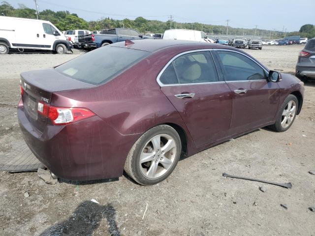 JH4CU2F60AC002564 - 2010 ACURA TSX BURGUNDY photo 3
