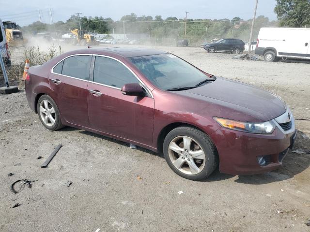 JH4CU2F60AC002564 - 2010 ACURA TSX BURGUNDY photo 4
