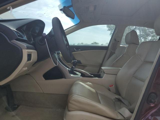 JH4CU2F60AC002564 - 2010 ACURA TSX BURGUNDY photo 7