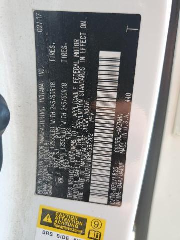 5TDJZRFH6HS397282 - 2017 TOYOTA HIGHLANDER SE თეთრი ფოტო 14