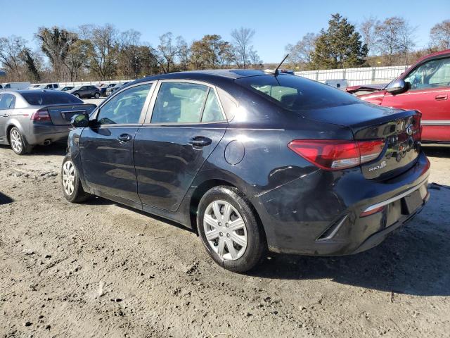 3KPA24AD5ME412516 - 2021 KIA RIO LX BLACK photo 2