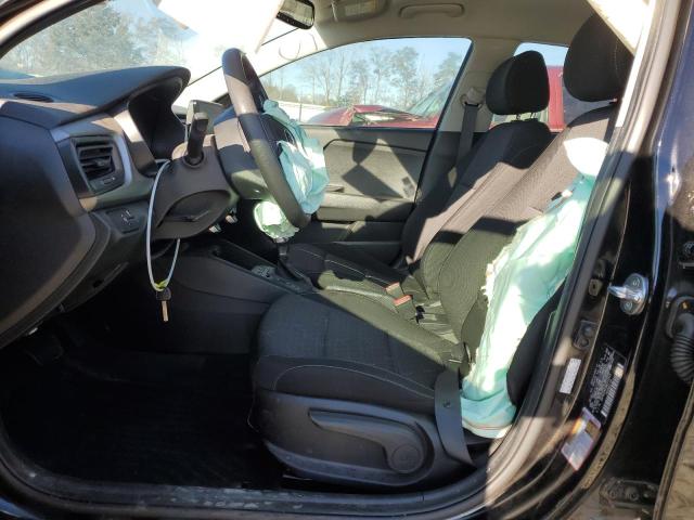 3KPA24AD5ME412516 - 2021 KIA RIO LX BLACK photo 7
