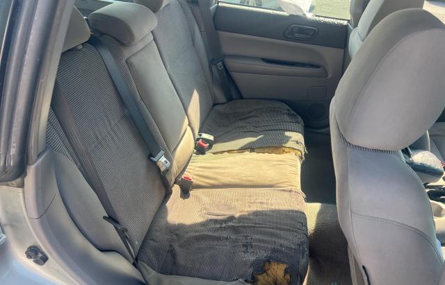 JF1SG636X7G721151 - 2007 SUBARU FORESTER 2.5X SILVER photo 6