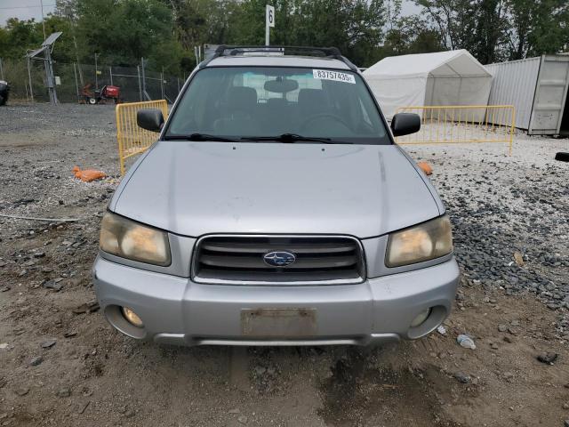 JF1SG65674G715106 - 2004 SUBARU FORESTER 2.5XS Argent photo 5
