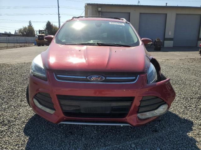 1FMCU9J91DUB56089 - 2013 FORD ESCAPE TITANIUM RED photo 5