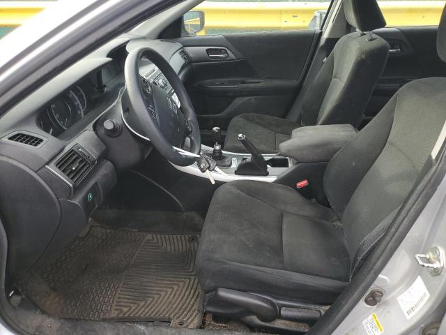 1HGCR2E35DA079507 - 2013 HONDA ACCORD LX Արծաթագույն լուսանկար 7