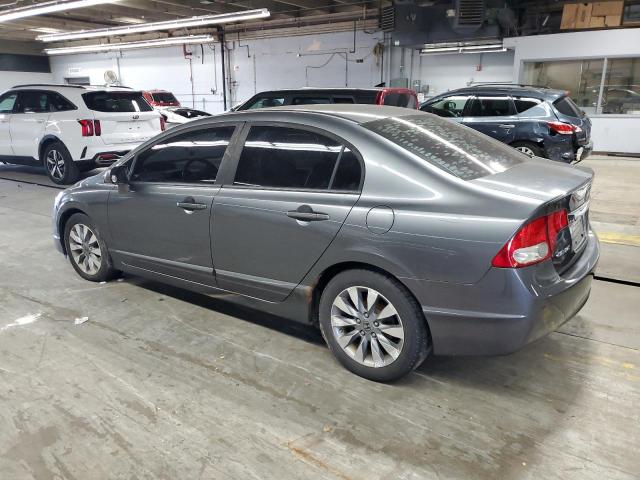 19XFA16929E011539 - 2009 HONDA CIVIC EXL GRAY photo 2