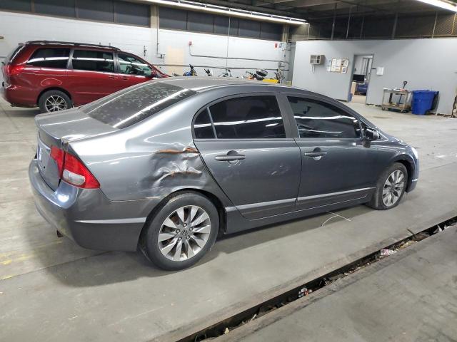19XFA16929E011539 - 2009 HONDA CIVIC EXL GRAY photo 3