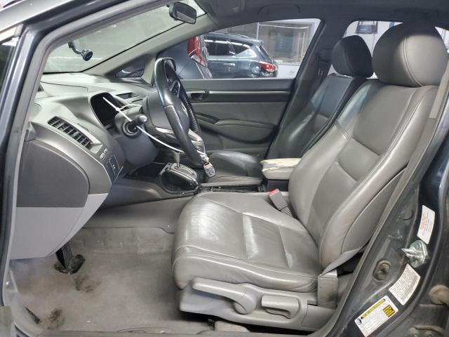19XFA16929E011539 - 2009 HONDA CIVIC EXL GRAY photo 7
