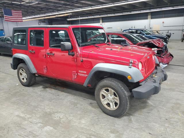1J4BA3H15BL610590 - 2011 JEEP WRANGLER U SPORT Rot Foto 4