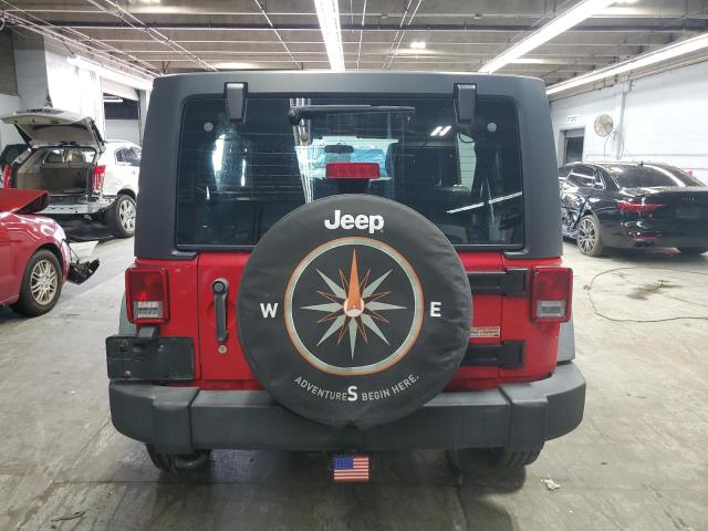1J4BA3H15BL610590 - 2011 JEEP WRANGLER U SPORT Rot Foto 6