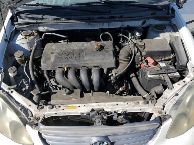 1NXBR32E44Z203623 - 2004 TOYOTA COROLLA CE WHITE photo 11