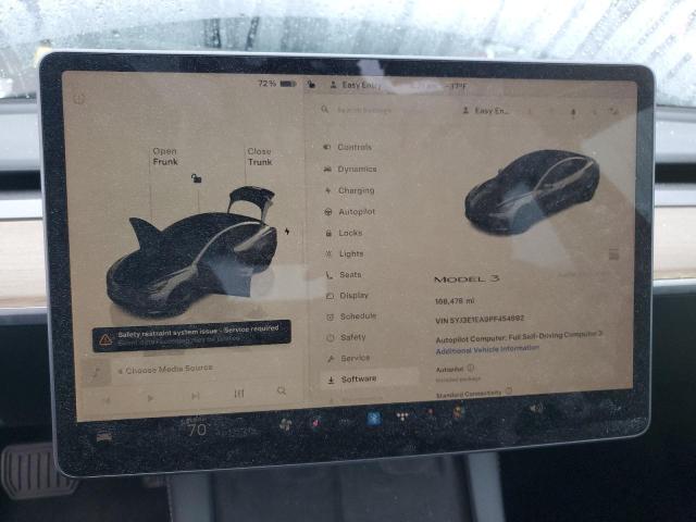 5YJ3E1EA9PF454992 - 2023 TESLA MODEL 3 ნაცრისფერი ფოტო 9