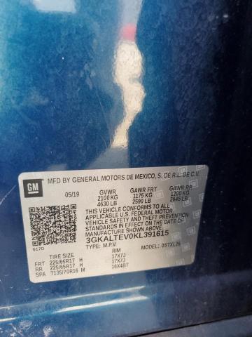 3GKALTEV0KL391615 - 2019 GMC TERRAIN SLE Синий фото 14