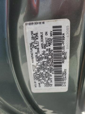 4T3ZF13C5WU085679 - 1998 TOYOTA SIENNA LE Grün Foto 14