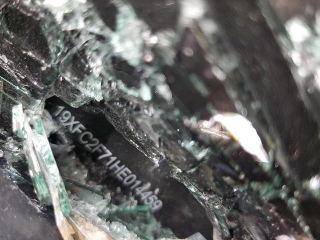 19XFC2F71HE014459 - 2017 HONDA CIVIC EX BLUE photo 12