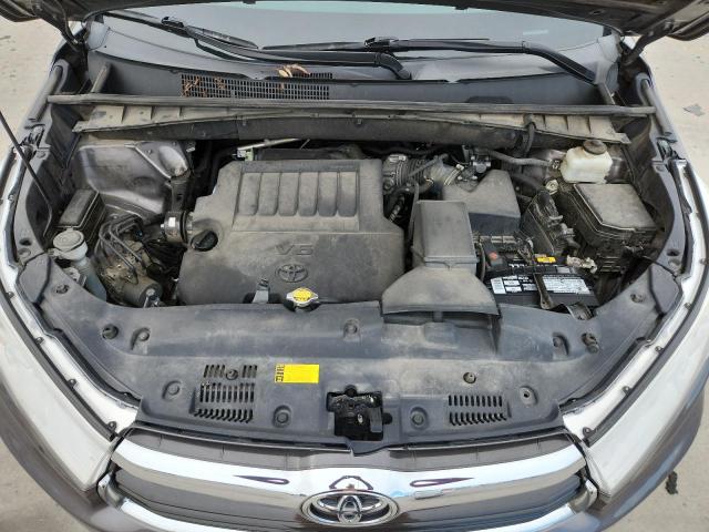 5TDJKRFH4ES010373 - 2014 TOYOTA HIGHLANDER XLE ნაცრისფერი ფოტო 12