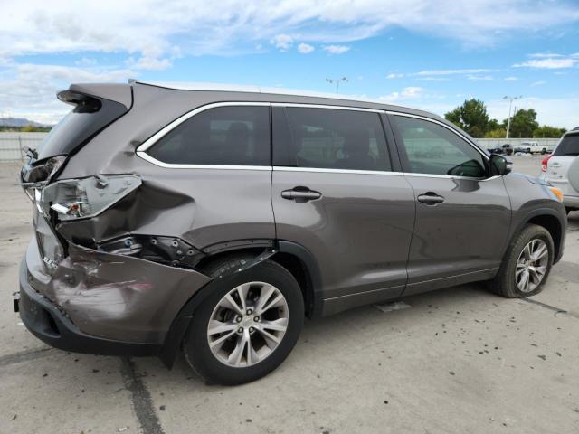 5TDJKRFH4ES010373 - 2014 TOYOTA HIGHLANDER XLE ნაცრისფერი ფოტო 3