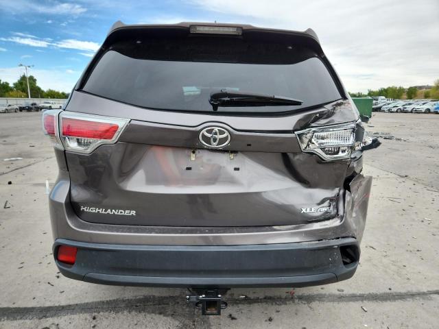 5TDJKRFH4ES010373 - 2014 TOYOTA HIGHLANDER XLE ნაცრისფერი ფოტო 6