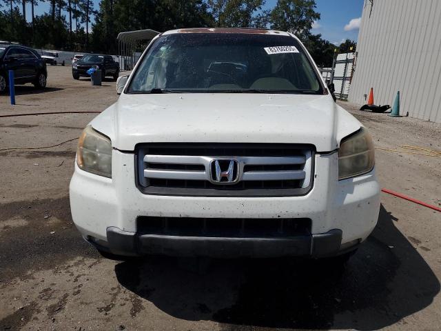5FNYF28528B018090 - 2008 HONDA PILOT EXL Weiß Foto 5