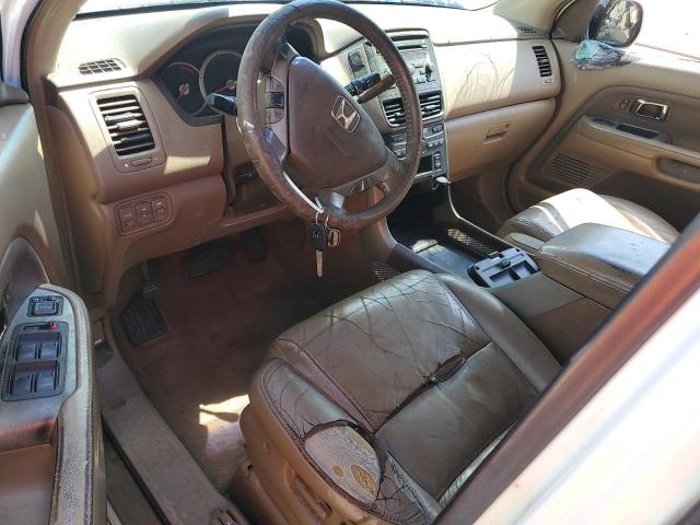 5FNYF28528B018090 - 2008 HONDA PILOT EXL Weiß Foto 8