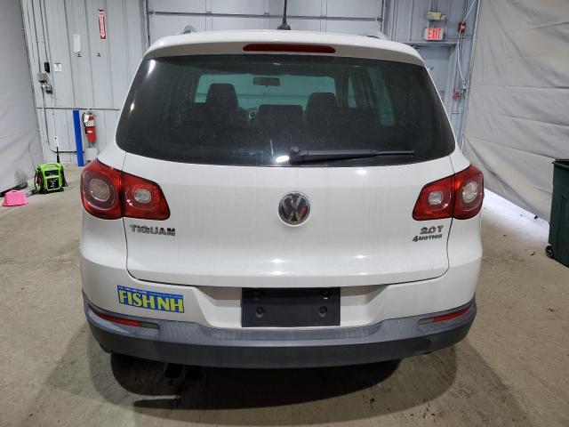 WVGBV7AX1AW531670 - 2010 VOLKSWAGEN TIGUAN SE WHITE photo 6