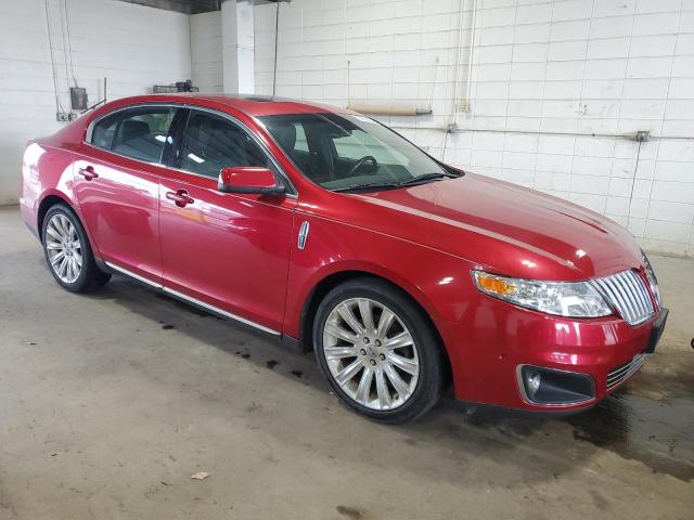 1LNHL9FT2AG603875 - 2010 LINCOLN MKS წითელი ფოტო 4