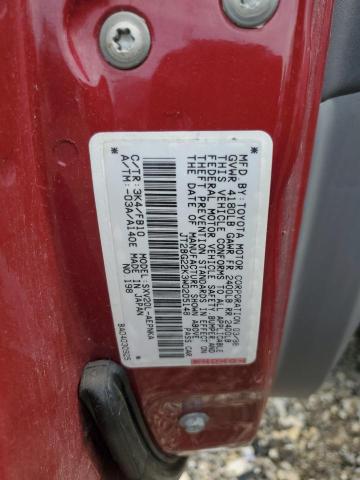 JT2BG22K3W0205148 - 1998 TOYOTA CAMRY CE RED photo 12