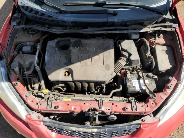 2T1KU4EE4AC292624 - 2010 TOYOTA COROLLA MA RED photo 11