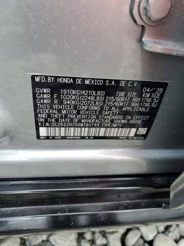 3CZRZ2H75SM791744 - 2025 HONDA HR-V EXL Gümüş foto 13