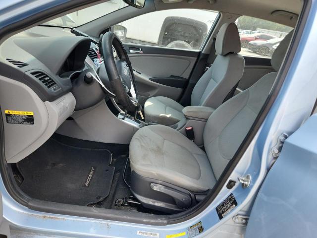 KMHCU5AE5DU065428 - 2013 HYUNDAI ACCENT GLS BLUE photo 7