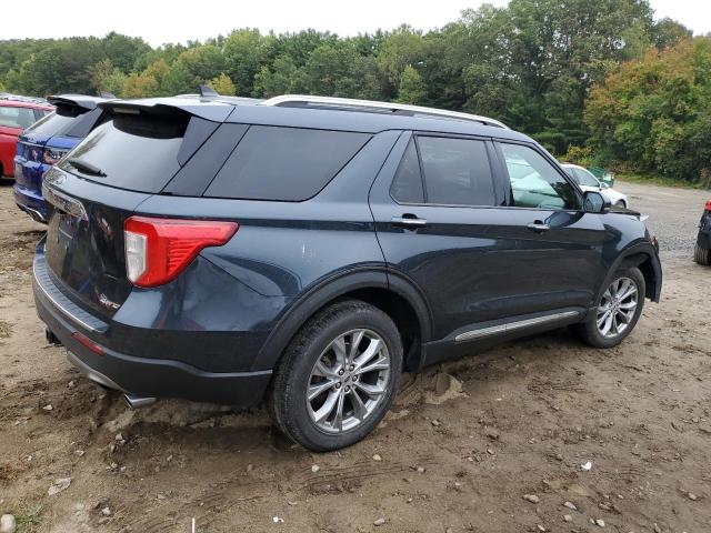 1FMSK8FHXNGB90706 - 2022 FORD EXPLORER LIMITED BLUE photo 3