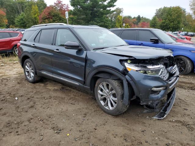 1FMSK8FHXNGB90706 - 2022 FORD EXPLORER LIMITED BLUE photo 4