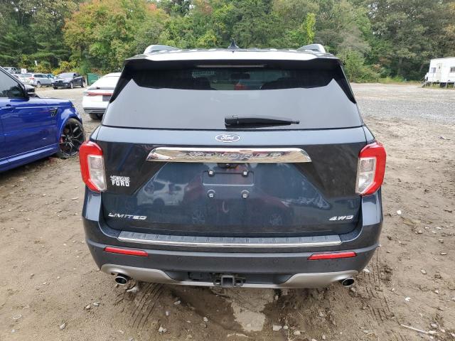 1FMSK8FHXNGB90706 - 2022 FORD EXPLORER LIMITED BLUE photo 6