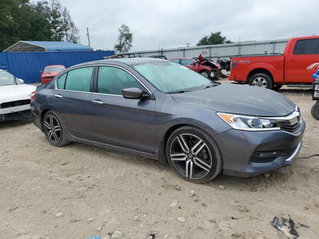 1HGCR2F57GA033603 - 2016 HONDA ACCORD SPORT Gri fotoğraf 4