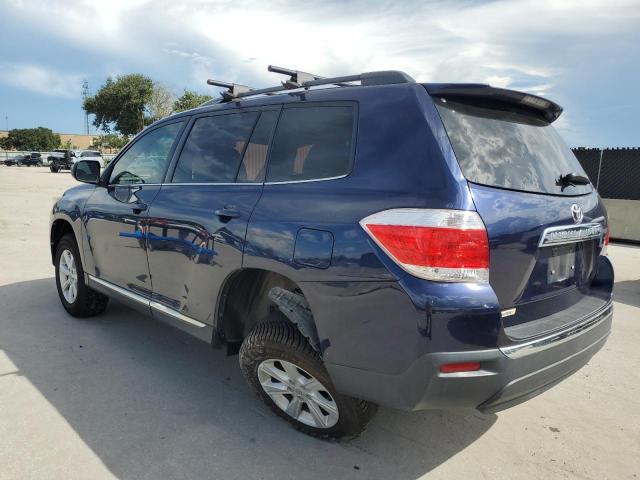 5TDZA3EH0CS024403 - 2012 TOYOTA HIGHLANDER BASE Կապույտ լուսանկար 2