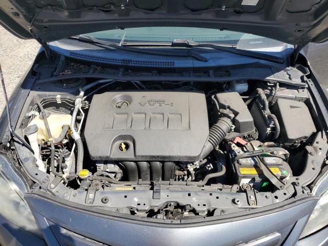 2T1BU4EE2CC864227 - 2012 TOYOTA COROLLA BASE Grau Foto 11