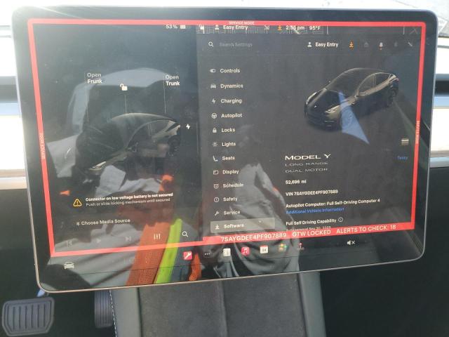 7SAYGDEE4PF907889 - 2023 TESLA MODEL Y Schwarz Foto 9