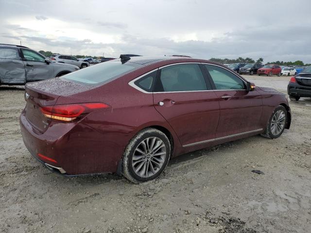 KMHGN4JE5FU021392 - 2015 HYUNDAI GENESIS 3.8L 勃艮第红 照片 3