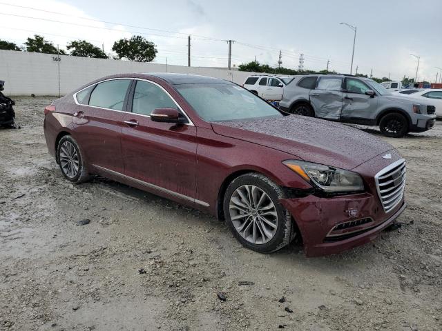 KMHGN4JE5FU021392 - 2015 HYUNDAI GENESIS 3.8L 勃艮第红 照片 4