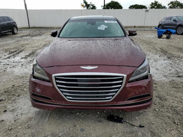 KMHGN4JE5FU021392 - 2015 HYUNDAI GENESIS 3.8L 勃艮第红 照片 5