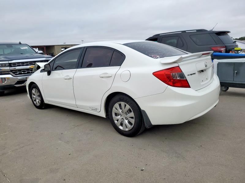 19XFB2F51CE097787 - 2012 HONDA CIVIC LX 白色 照片 2
