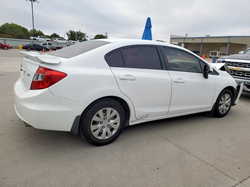 19XFB2F51CE097787 - 2012 HONDA CIVIC LX 白色 照片 3