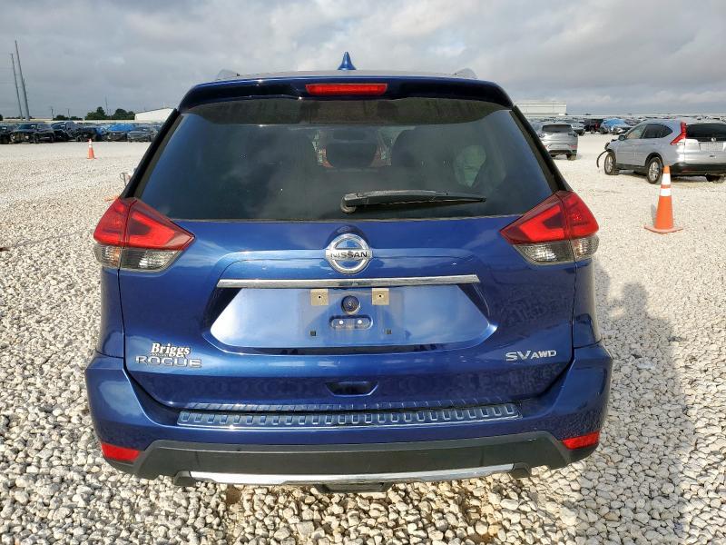 KNMAT2MV9HP606445 - 2017 NISSAN ROGUE S BLUE photo 6